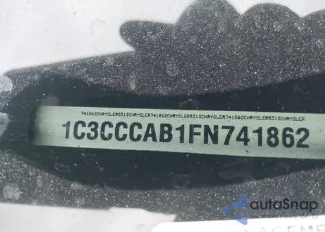 2015 Chrysler 200 Limited из США, поврежденный, VIN 1C3CCCAB1FN741862